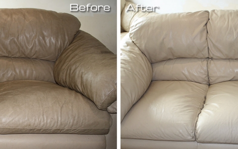 Extreme leather cleaning. But what a result!