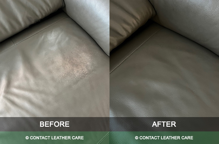 brown pigmented sofa leather repair